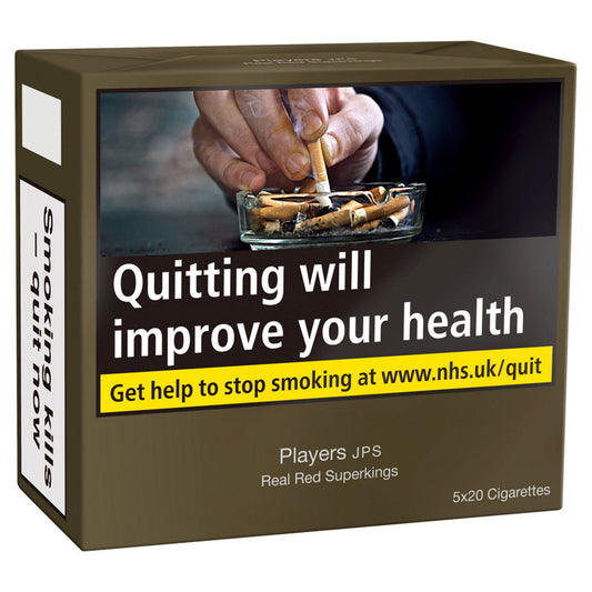 Players JPS Real Red Superkings Cigarettes Multipack GOODS ASDA   
