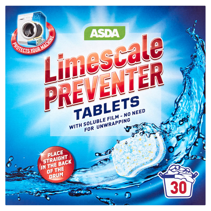 ASDA Limescale Preventer Tablets General Household ASDA   