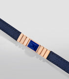 Marli New York UNII bracelet rose gold saffiano leather (British brand)
