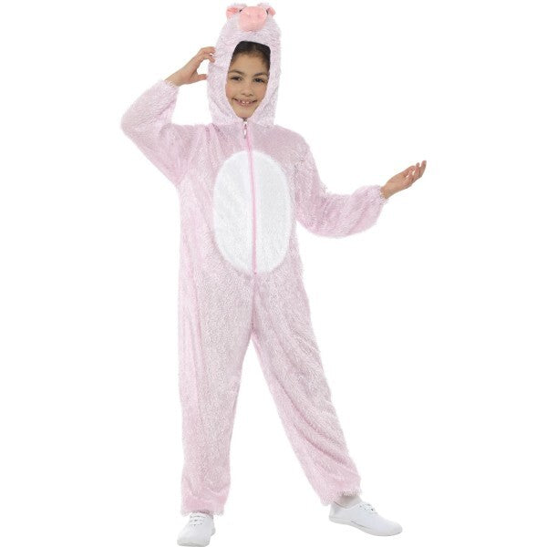 Smiffys pig costume with jumpsuit and hood - British product