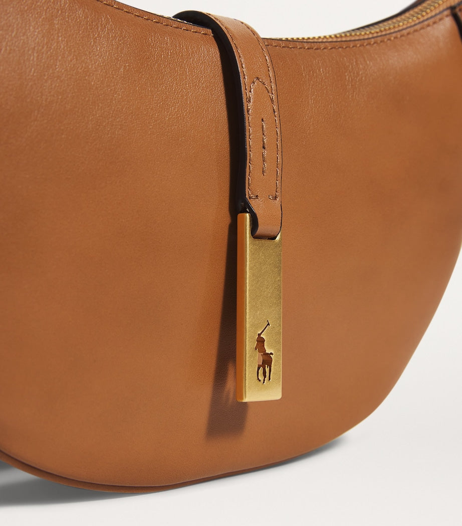 Polo Ralph Lauren leather Polo ID shoulder bag, UK version