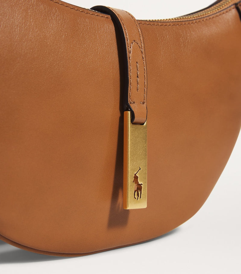 Polo Ralph Lauren leather Polo ID shoulder bag, UK version