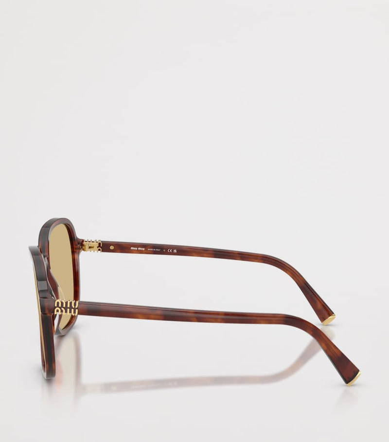 Miu Miu Pillow sunglasses acetate gold-tone, UK version