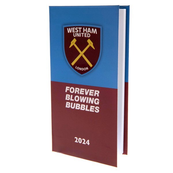 West Ham United FC Forever Blowing Bubbles 2024 Diary GOODS Superdrug   