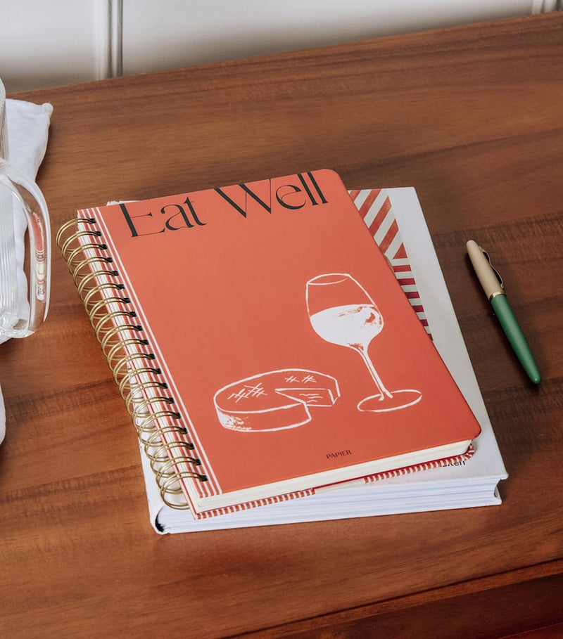 Papier Eat Well recipe journal, imported from the UK