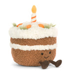 Jellycat Carrot Cake soft toy 15cm, UK version