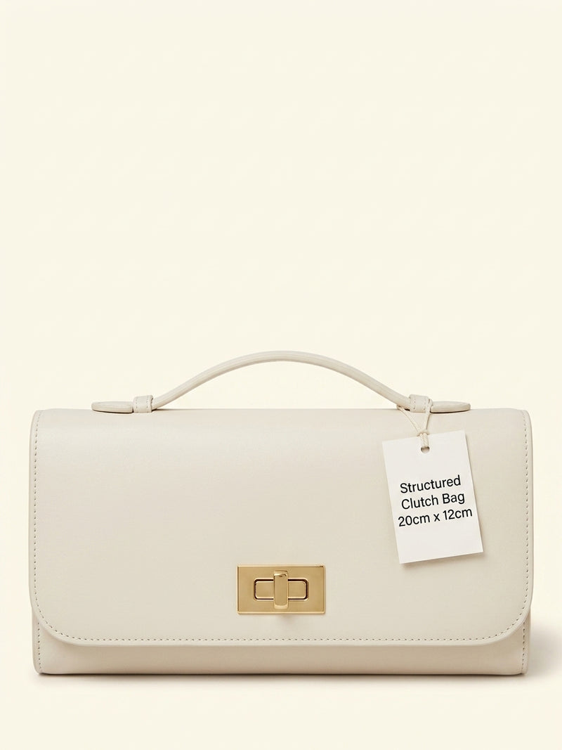 Mulberry Lily nappa leather clutch bag, imported from the UK