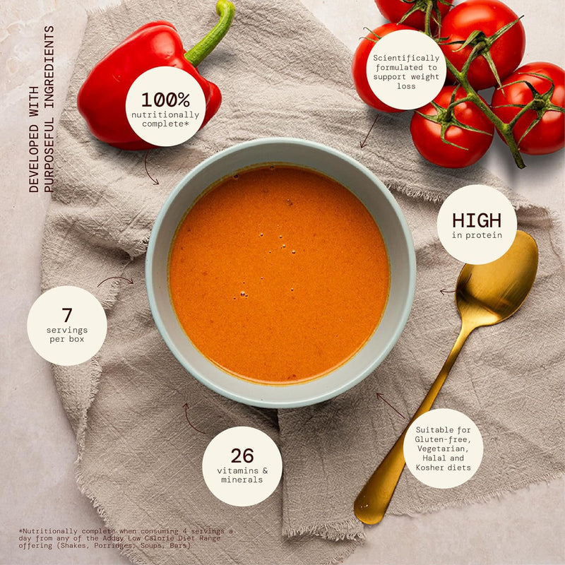 Adday Tomato & Red Pepper Soup 7x57g (British brand)