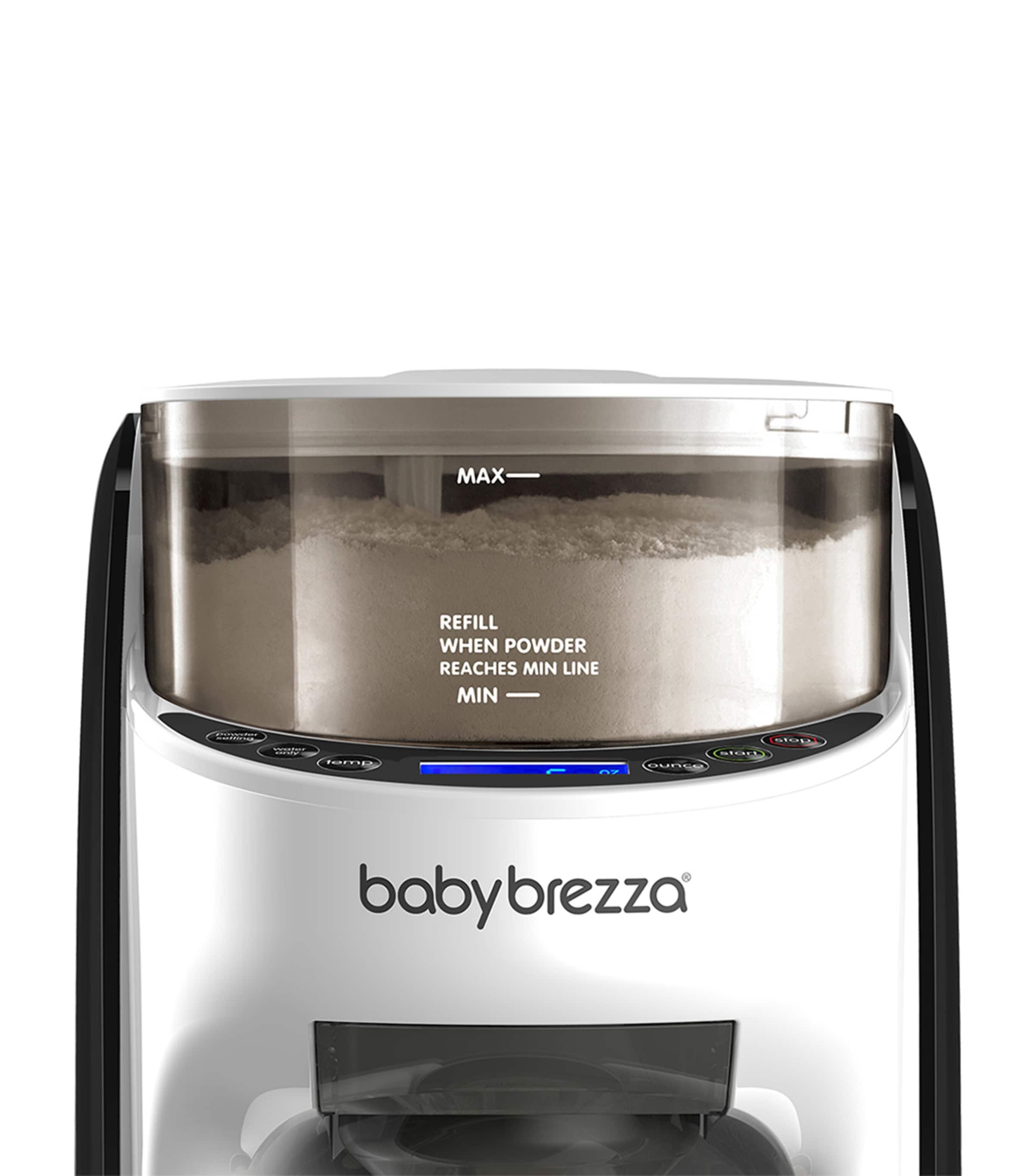 Baby Brezza Formula Pro Advanced dispenser, imported from the UK