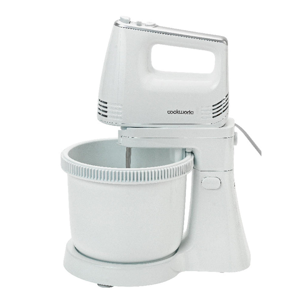 Cookworks Hand and Stand Mixer - White