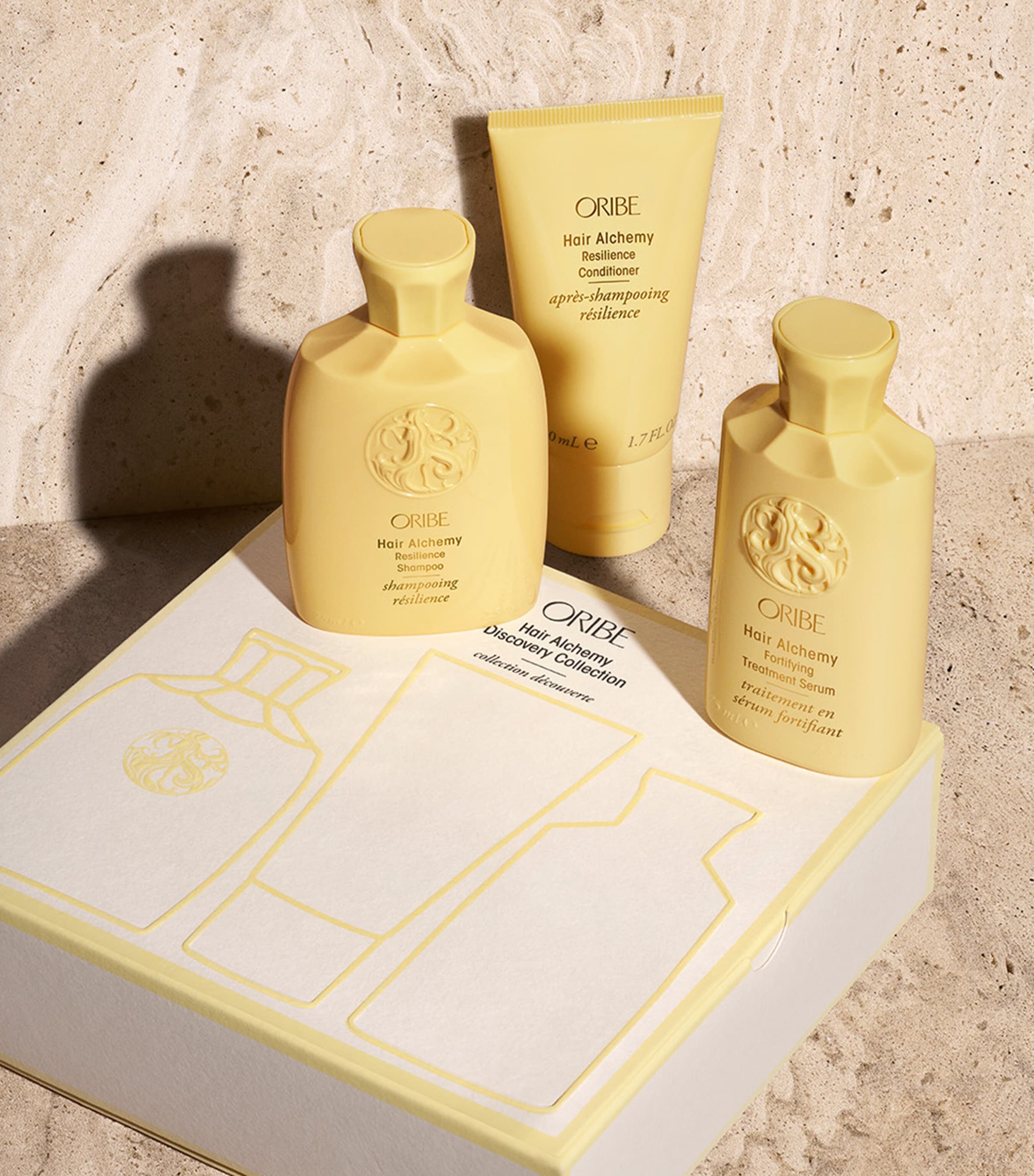 Oribe Hair Alchemy Discovery Set, imported from the UK