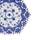 Royal Copenhagen Blue Fluted Full Lace porcelain plate 21cm, imported from the UK