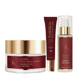 ErthSkin retinol set with eye cream, moisturiser, serum (British brand)