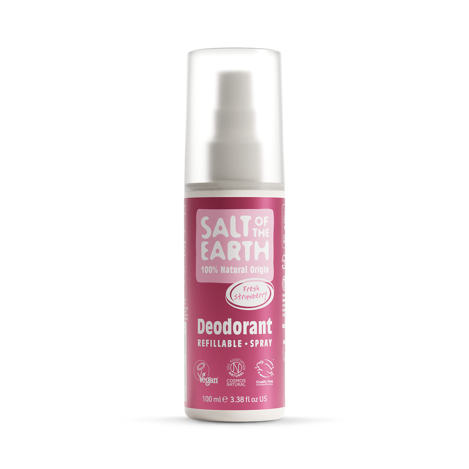 Salt Of The Earth natural deodorant spray fresh strawberry 100ml - British product