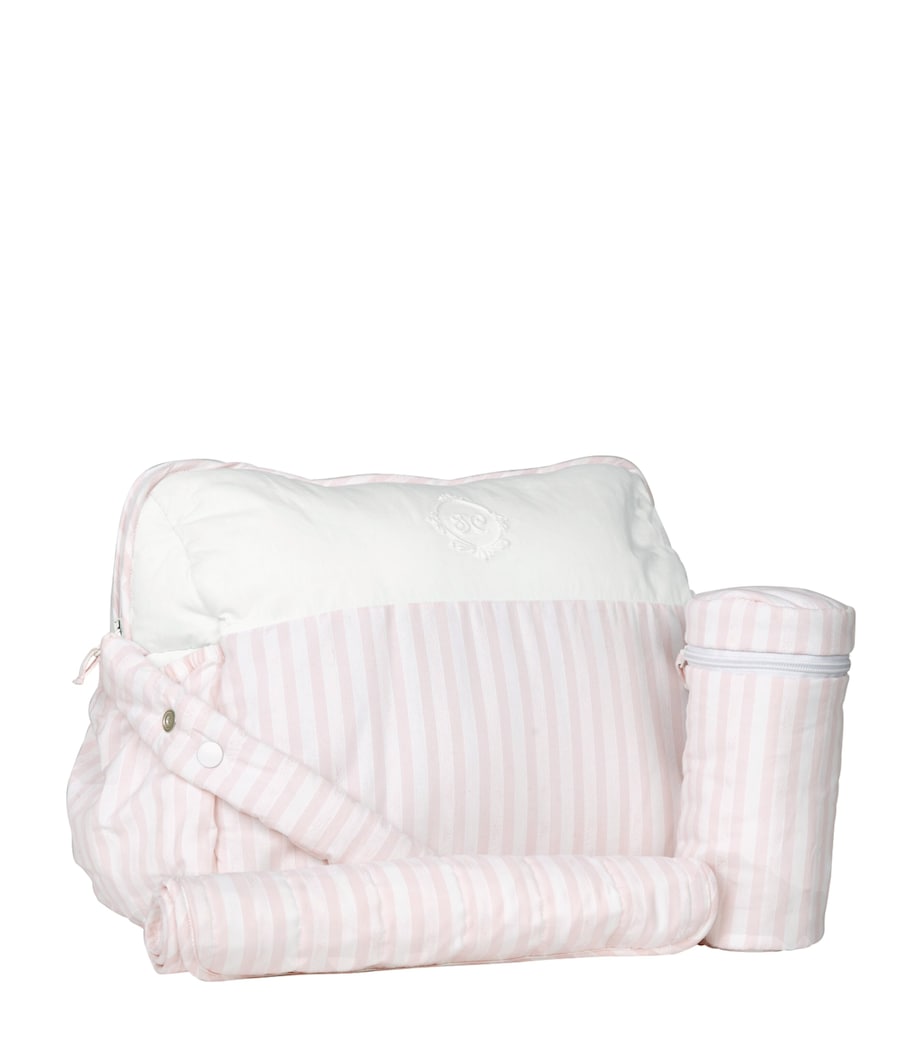 Tartine et Chocolat striped changing bag with mat, UK version