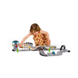 Bigjigs Rail Wooden Roadway Race Day Playset GOODS Superdrug   