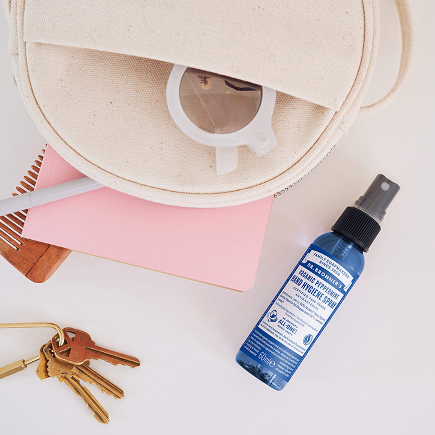 Dr Bronner Organic Peppermint Hand Hygiene Spray 60ml