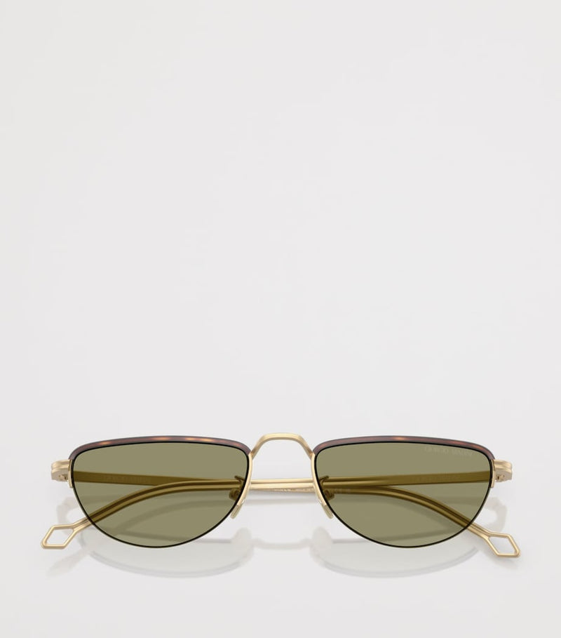 Giorgio Armani butterfly sunglasses steel frame (British brand)
