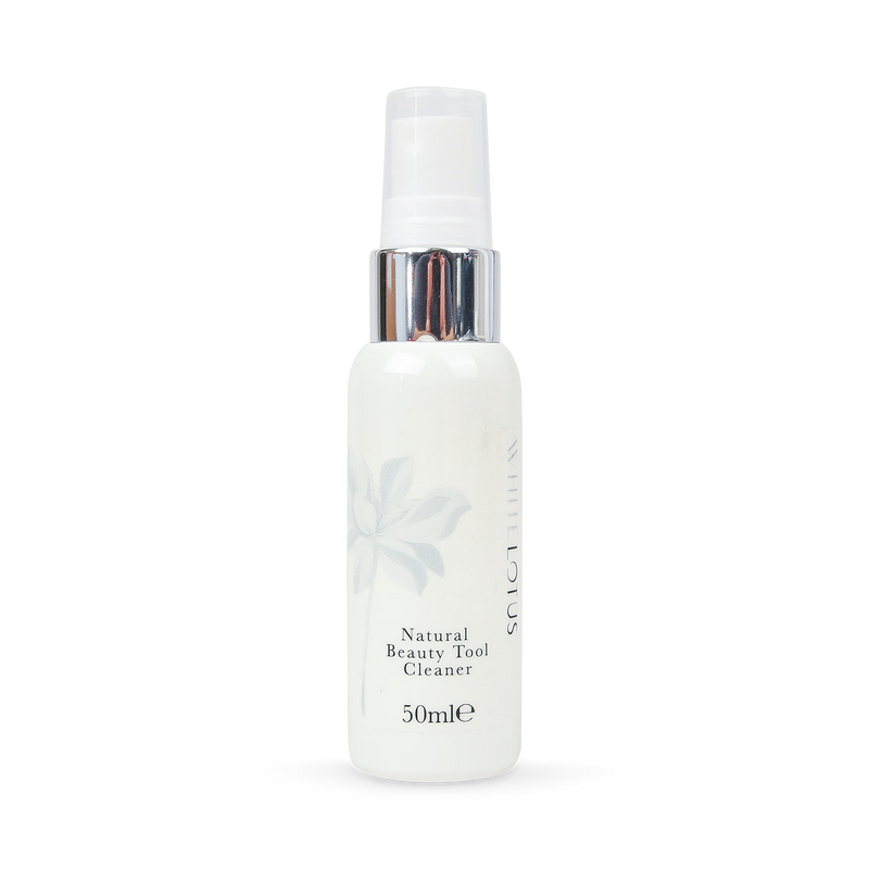 White Lotus Beauty Tool Cleaner 50ml, imported from the UK