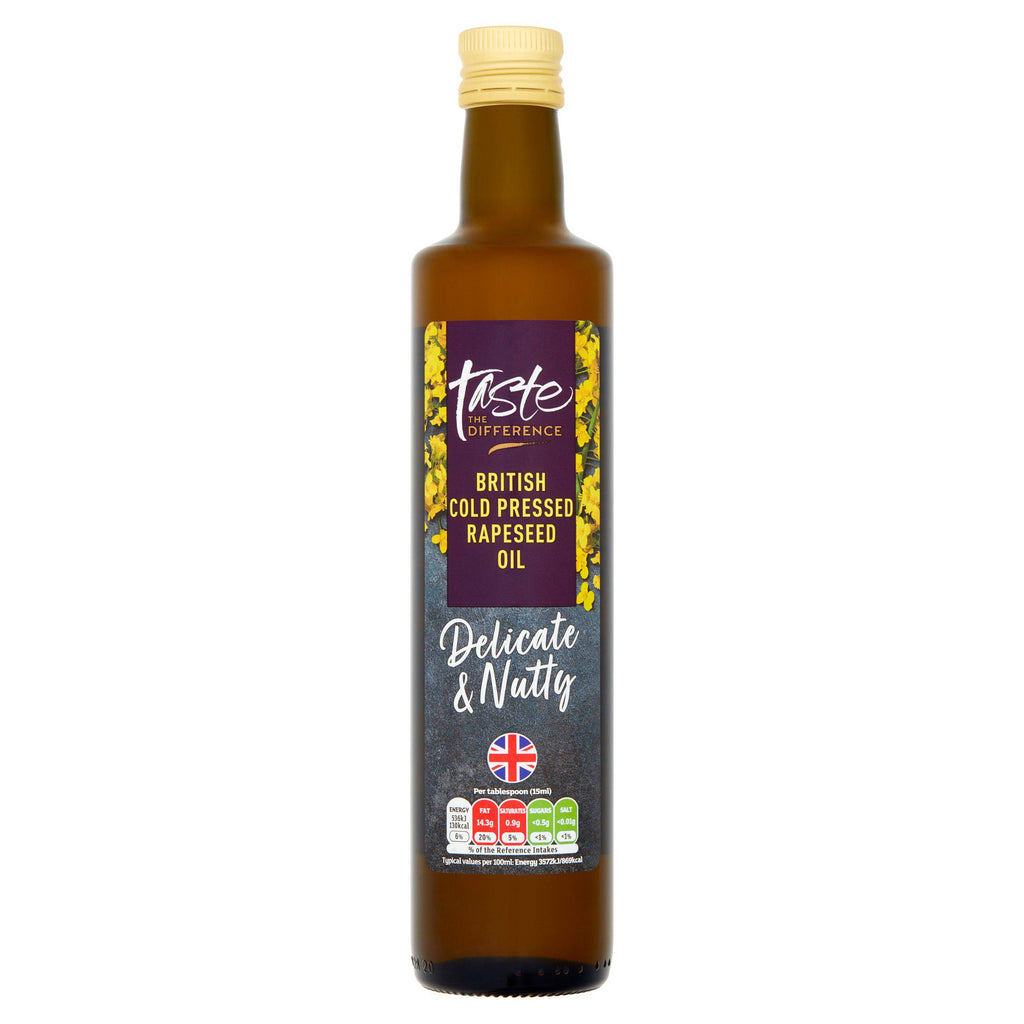 Sainsbury's British Cold Pressed Rapeseed Oil, Taste the Difference 500ml