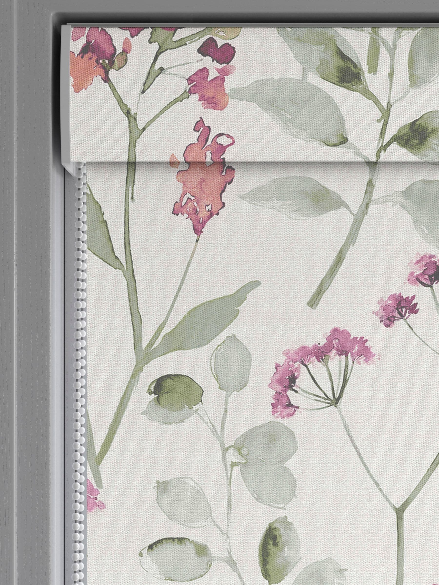 Next Summer Pink Isla Floral roller blind - British product