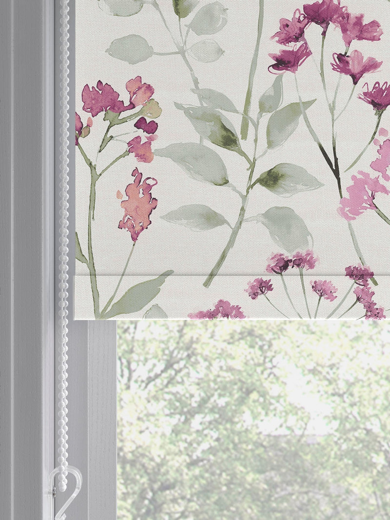Next Summer Pink Isla Floral roller blind - British product