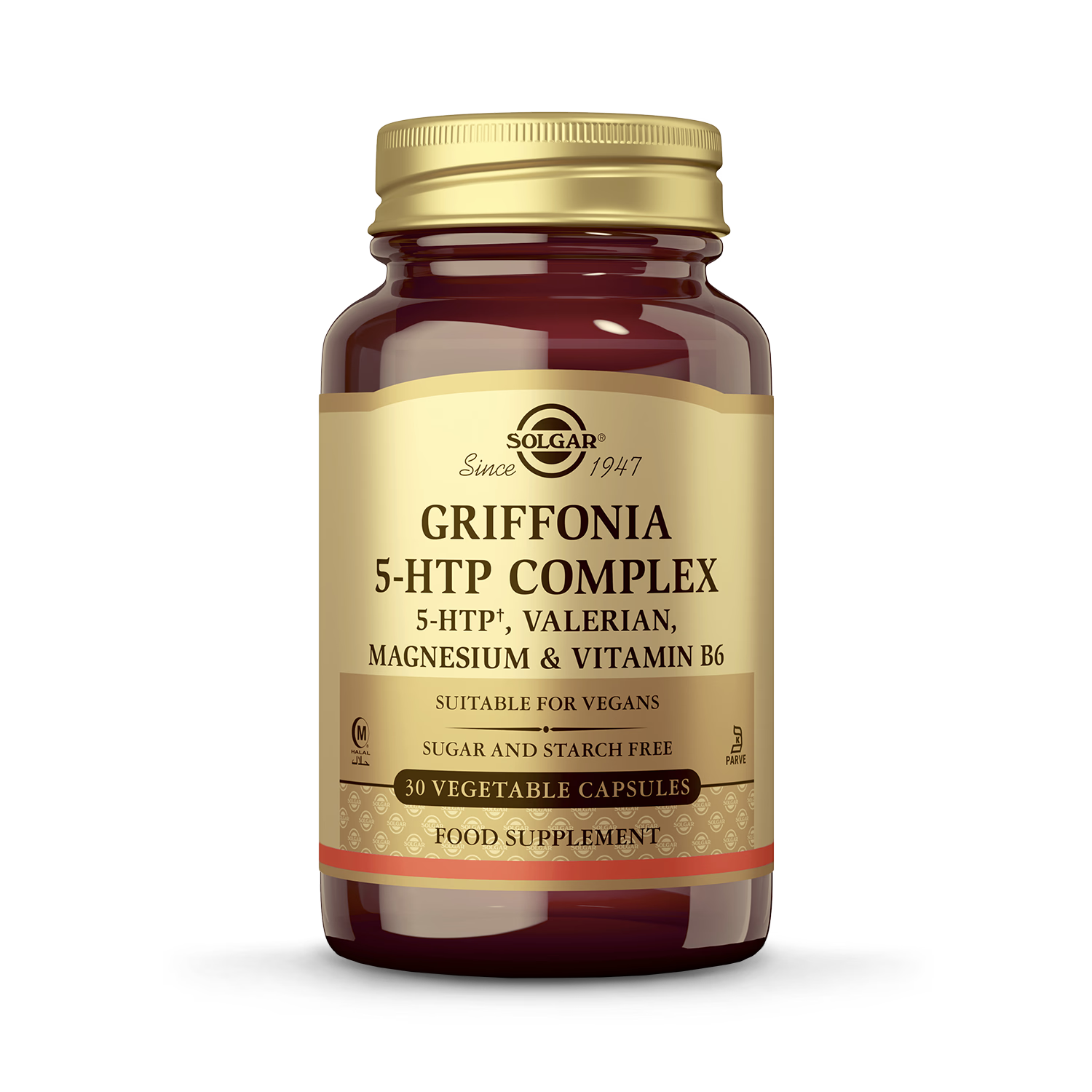 Solgar Griffonia 5-HTP Complex 30 vegetable capsules (British brand)