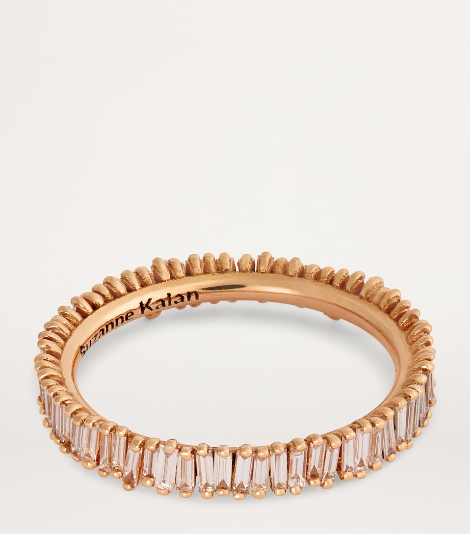 Suzanne Kalan rose gold diamond eternity ring, UK version