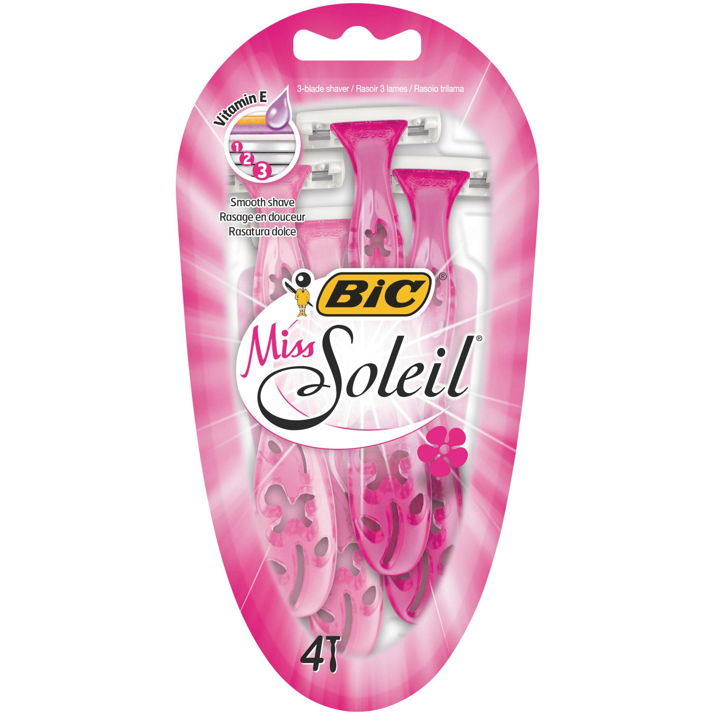 BIC Miss Soleil Disposable Razors 4 Pack GOODS Sainsburys   