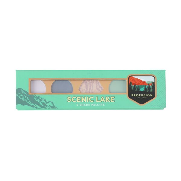 Profusion Cosmetics Scenic Lake 5 Shade Palette imported from the UK