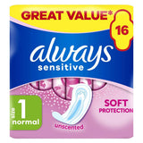 Always Sensitive Normal Ultra (Size 1) Sanitary Towels 16 Pads GOODS Boots   