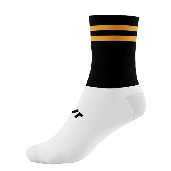 McKeever Adult Pro Bar Mid Calf Socks (7-11) GOODS Superdrug Black/Gold/White  