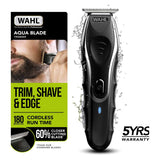 Wahl Trimmer Kit Aqua Blade Rechargeable Men's Toiletries Boots   