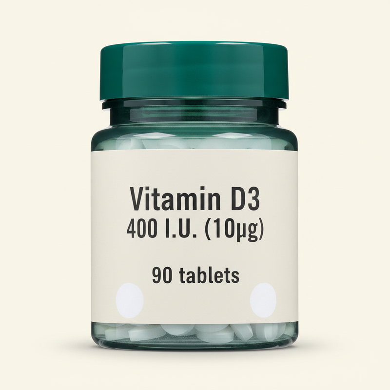 Holland & Barrett Vitamin D3 400 I.U. 10μg 240 Tablets