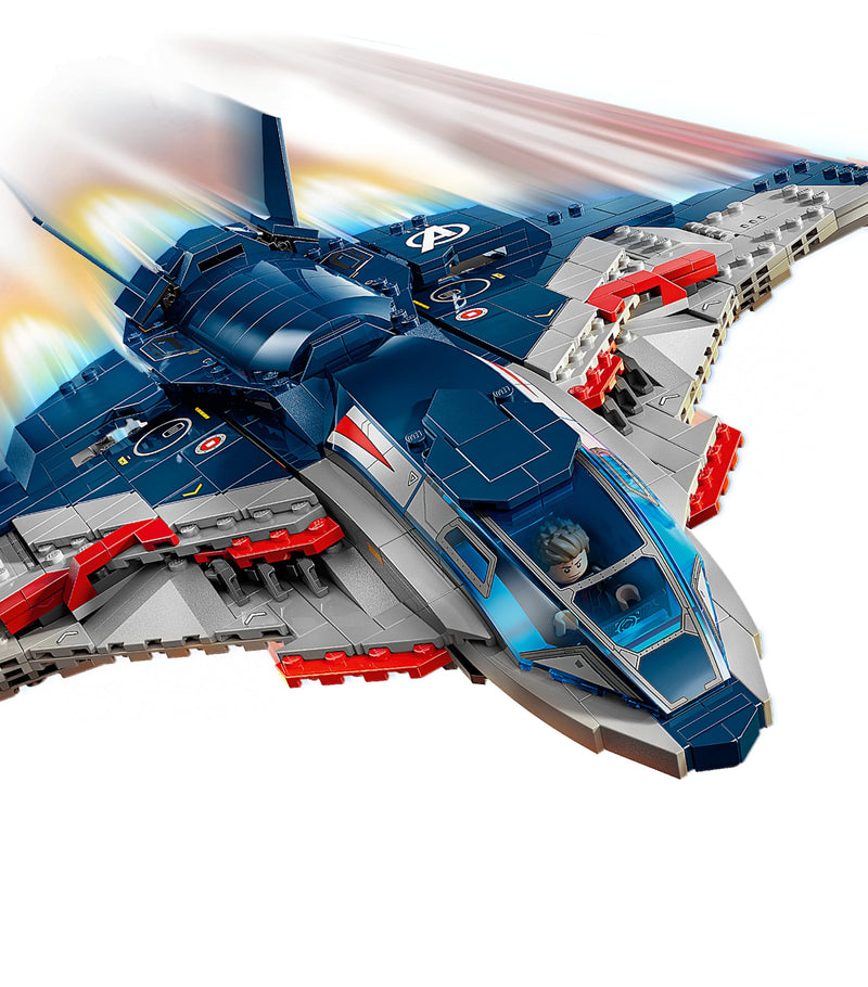 Lego Marvel Avengers: Age of Ultron Quinjet building set, UK version