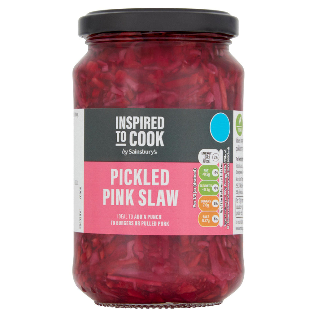 Sainsbury's Pickled Pink Slaw, Inspired to Cook 340g (170g*)