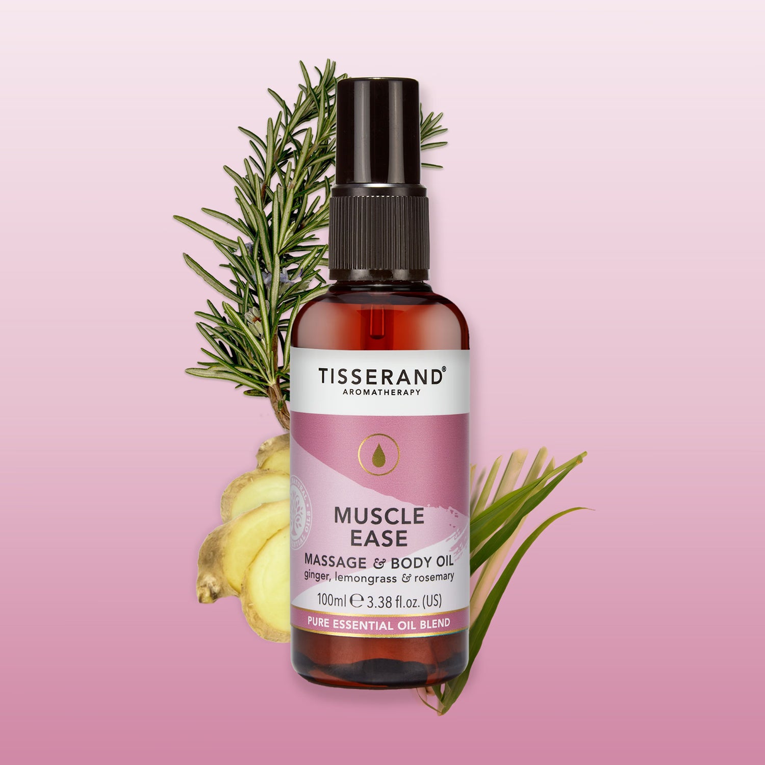 Tisserand Muscle Ease Massage & Body Oil 100ml (British brand)