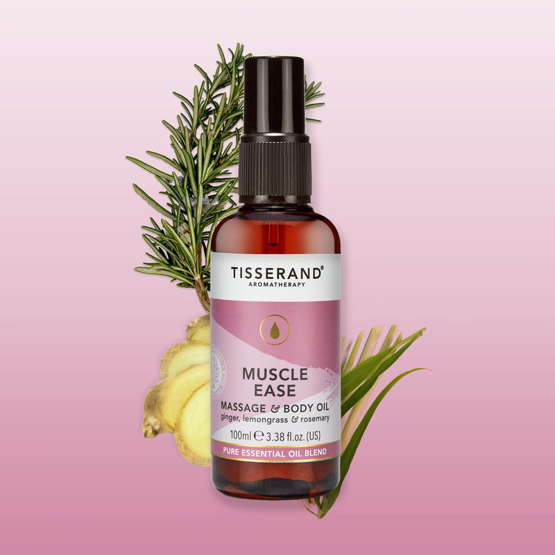 Tisserand Muscle Ease Massage & Body Oil 100ml (British brand)