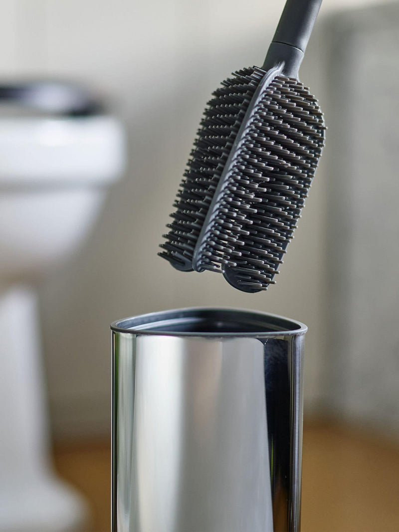 Joseph Joseph Flex 360 Luxe Toilet Brush Stainless Steel, UK version