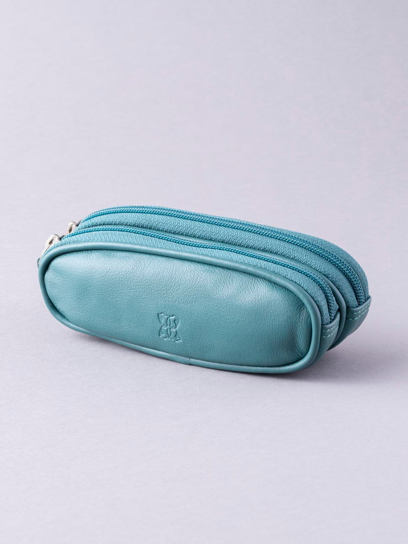 Lakeland Leather Mauve Double Glasses Case