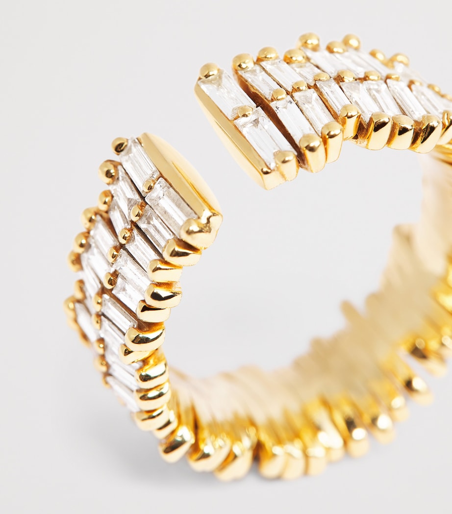 Suzanne Kalan eternity ring yellow gold size 7 - British product