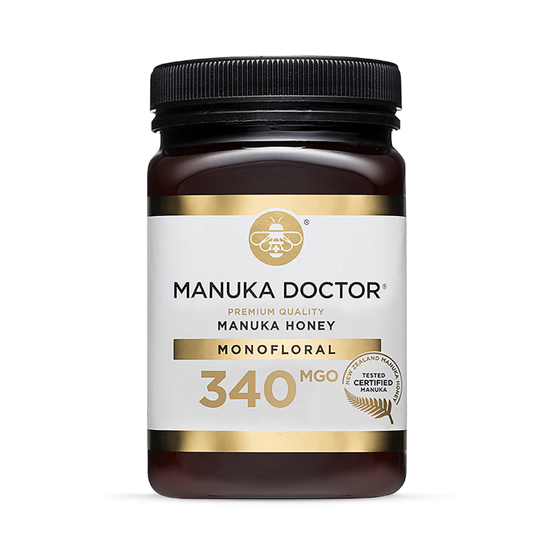 Manuka Doctor Monofloral Manuka Honey MGO 340 500g, imported from the UK