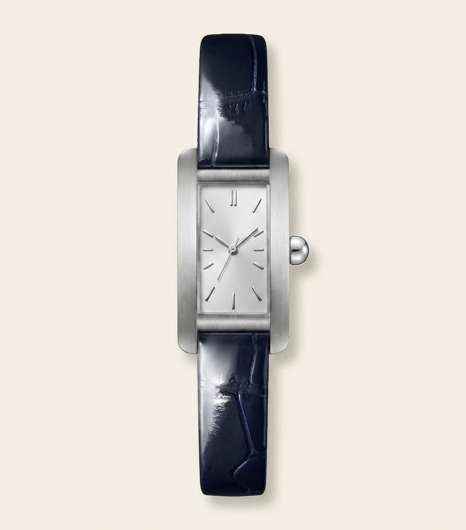 Cartier Tank Américaine mini gold and sapphire watch 15.2mm (British brand)