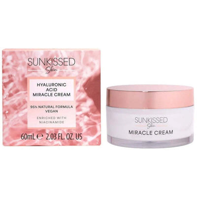 Superdrug Sunkissed Skin Miracle 95% Natural Vegan Face Cream 60ml- Buy online at McGrocer