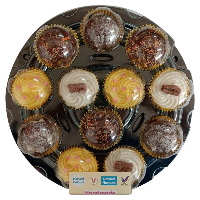 Emma's Seasonal Party Platter Cupcakes   12 per pack GOODS M&S   