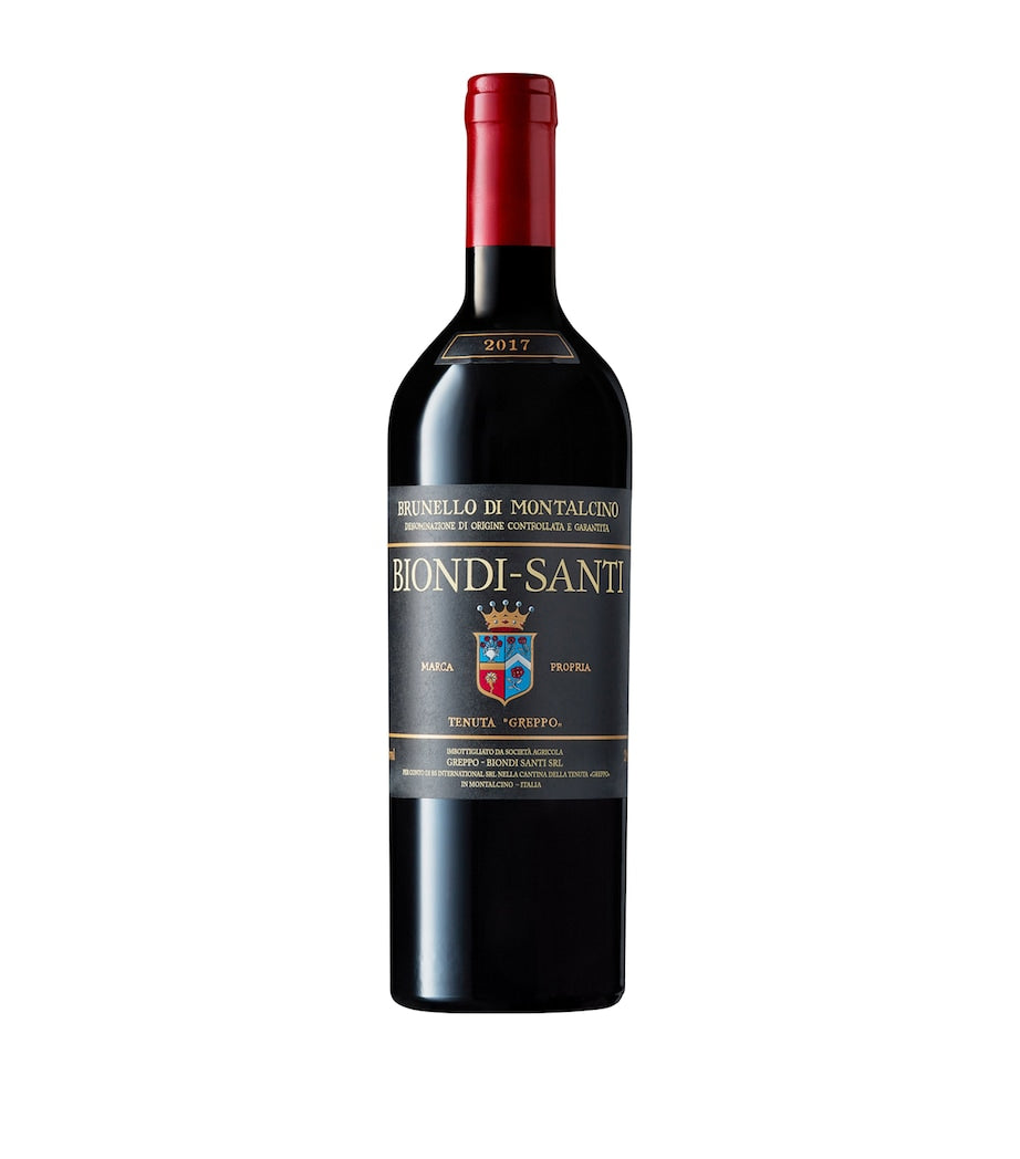 Biondi Santi Brunello di Montalcino Sangiovese 2017 red wine 75cl - British product