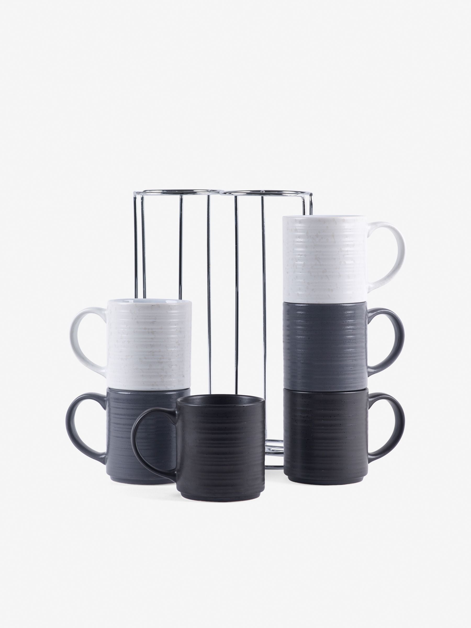 6er-Set Monochrome Bronx Stapelbecher