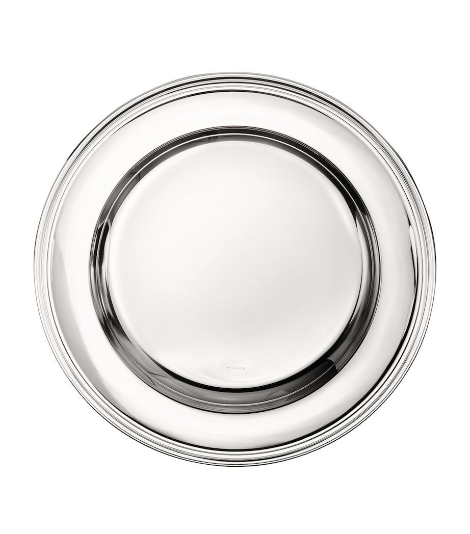 Christofle Albi silver-plated round platter 40cm - British product