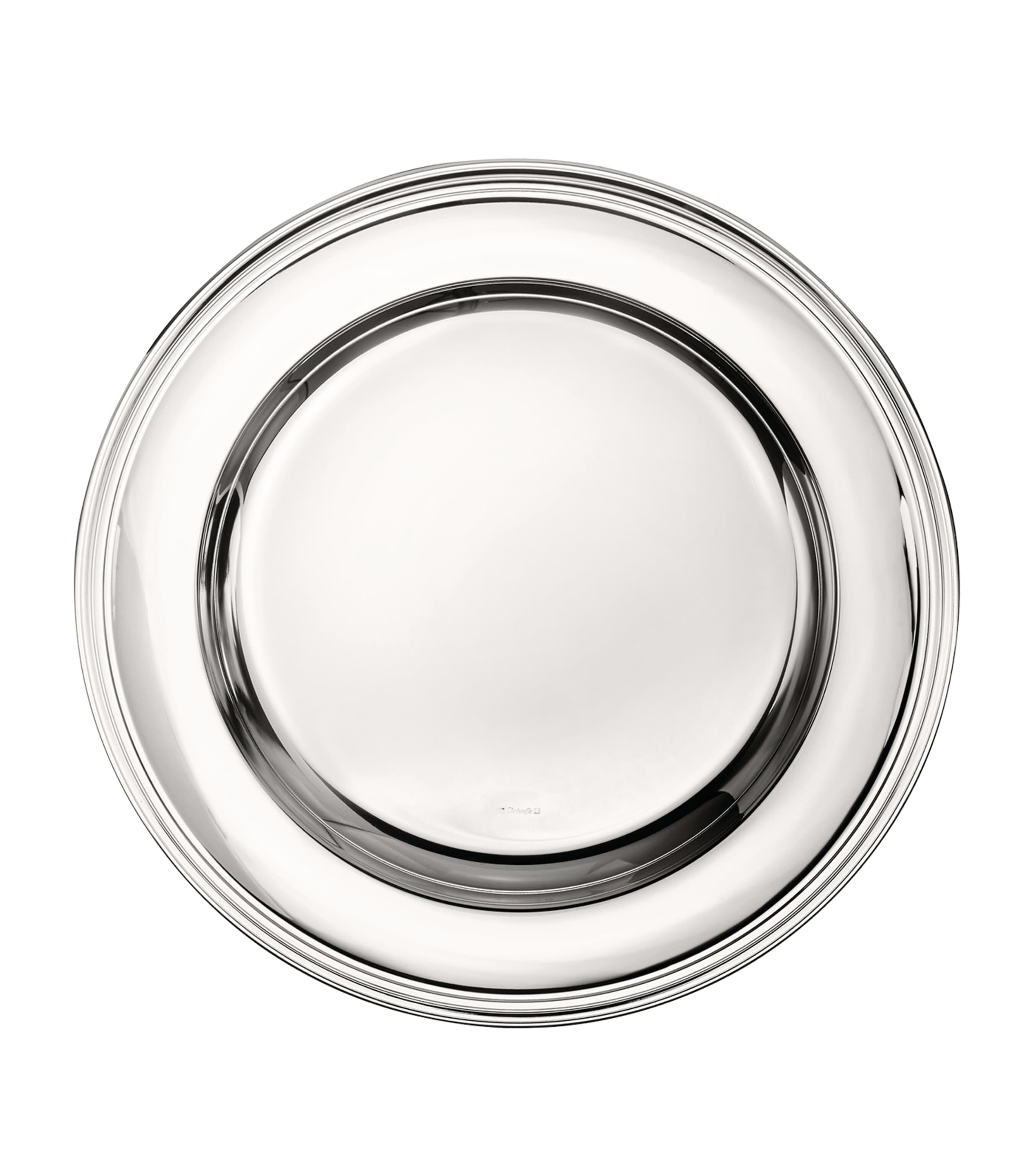 Christofle Albi silver-plated round platter 40cm - British product
