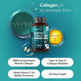 WeightWorld Marine Collagen 1800mg 180 tablets, imported from the UK